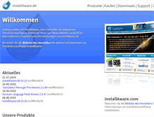 Tablet Screenshot of installaware.de